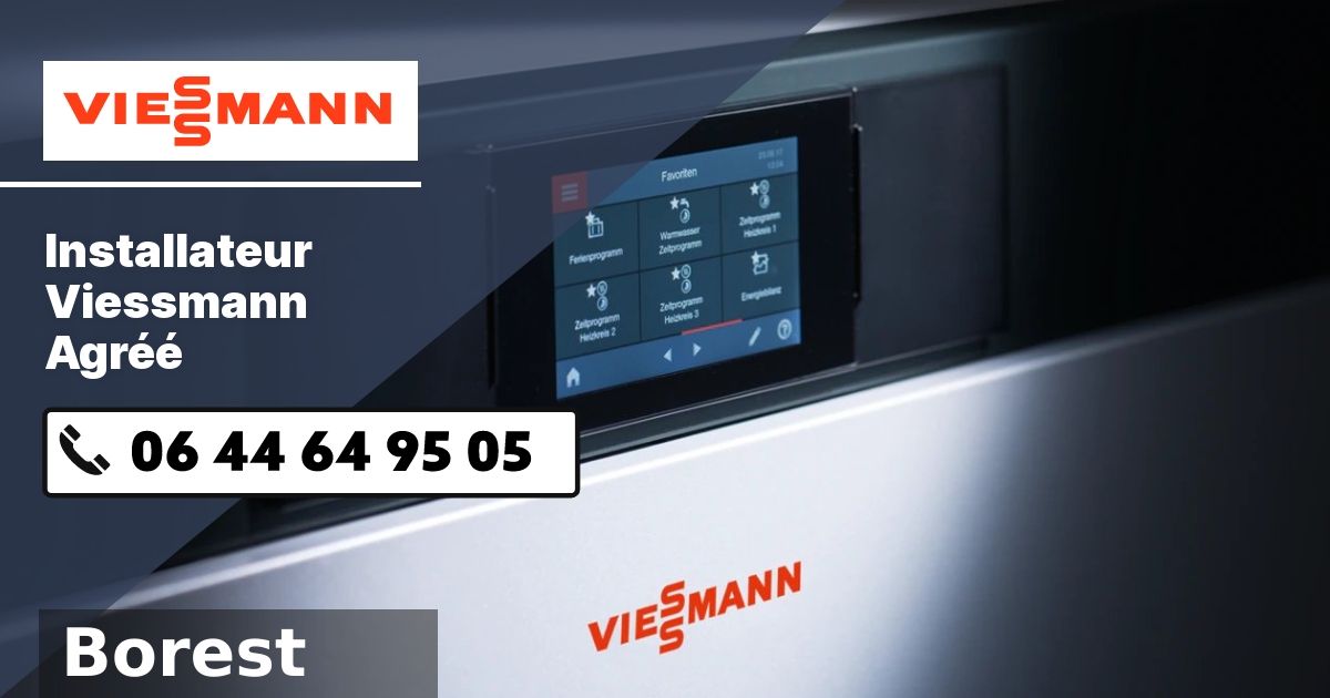 Dépannage de chaudière Viessmann à Borest