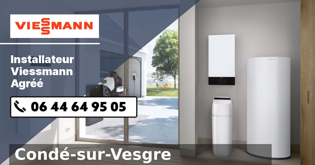 Dépannage de chaudière Viessmann à Condé-sur-Vesgre