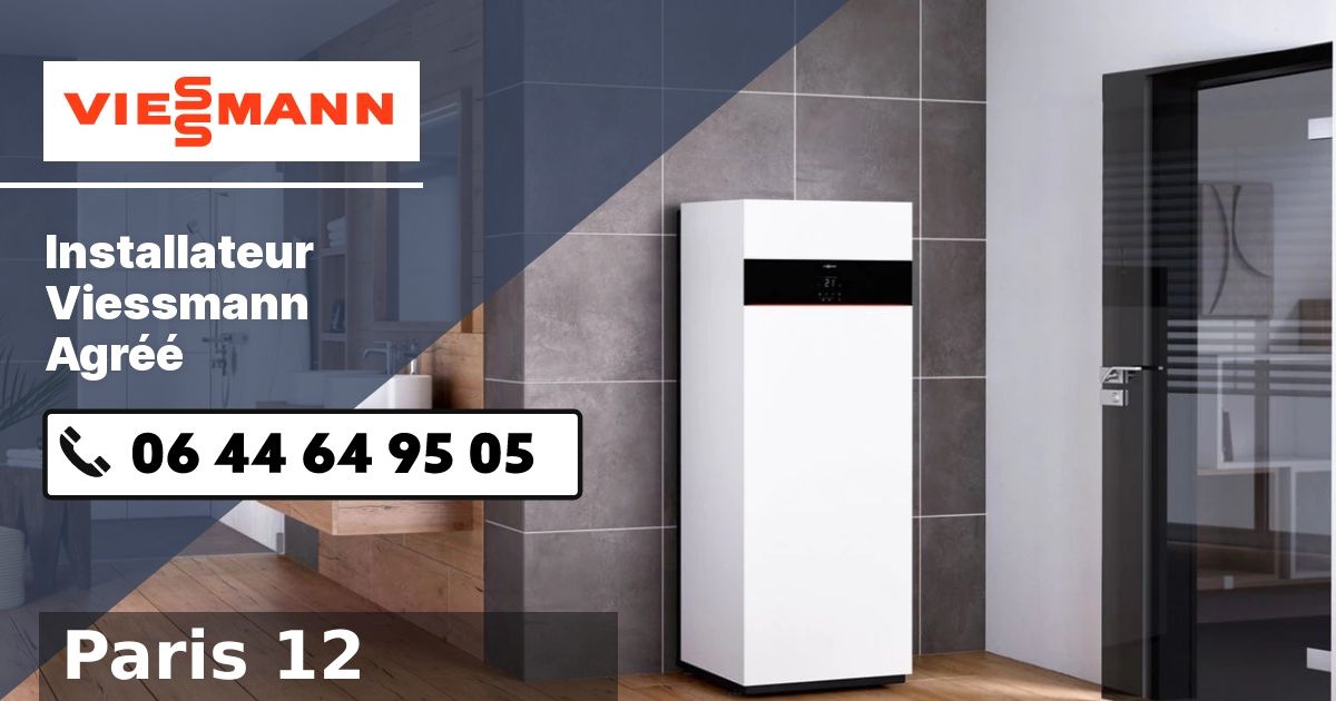 Dépannage de chaudière Viessmann à Paris 12e