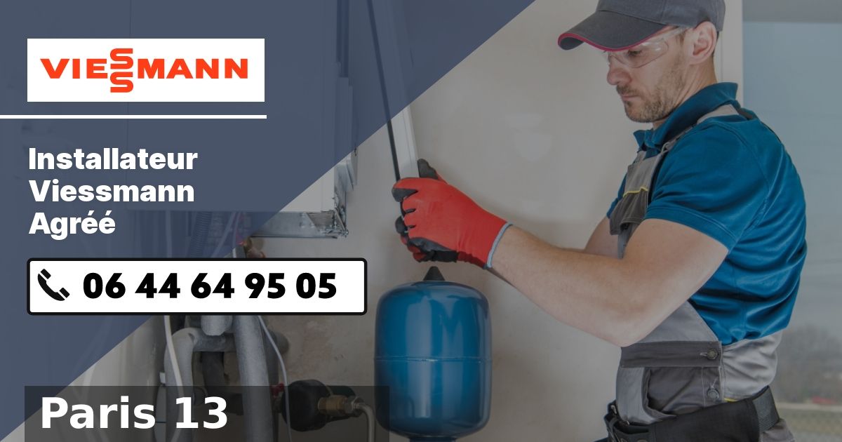 Dépannage de chaudière Viessmann à Paris 13e