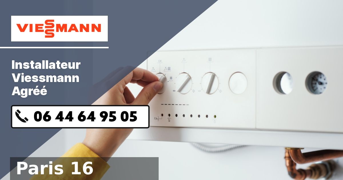 Dépannage de chaudière Viessmann à Paris 16e